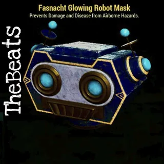 Glowing Robot Mask