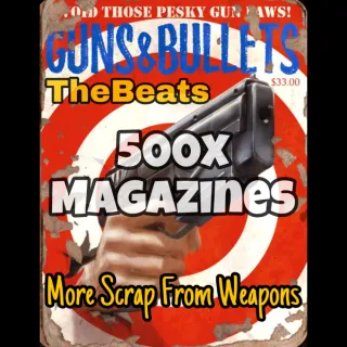 500 Guns Bullets 5