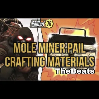 Mole Miner Pail Material