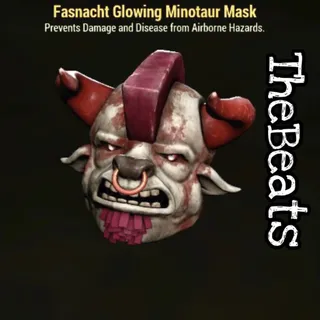 Glowing Minotaur Mask