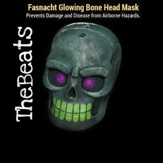 Glowing Bone Head Mask