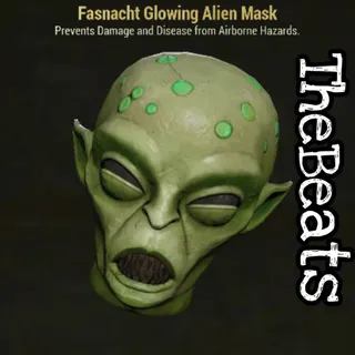 Glowing Alien Mask