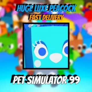 PET SIMULATOR 99 HUGE LUXE PEACOCK