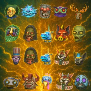 Full Glowing Mask Set