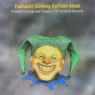 Glowing Buffoon Mask