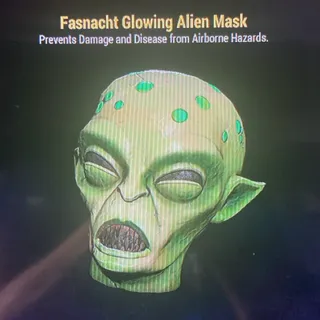 Glowing Alien Mask