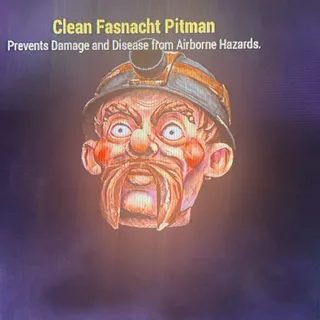Clean Pitman mask