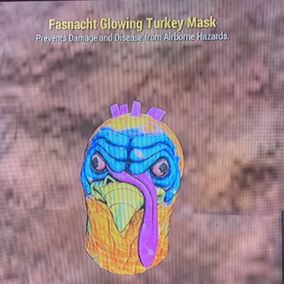 Glowing Turkey Mask