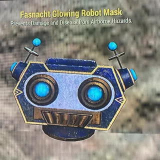 Glowing Robot Mask