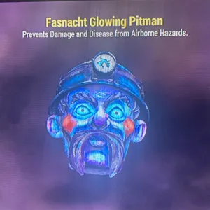 Glowing Pitman mask