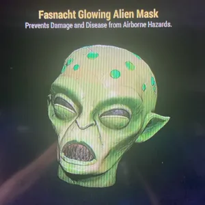 Glowing Alien Mask
