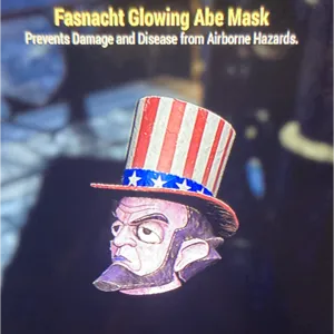 Glowing Abe Mask