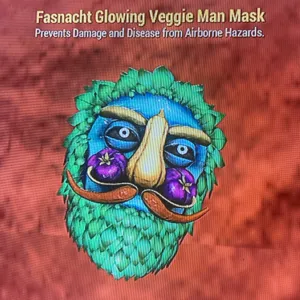 Glowing Veggie man Mask