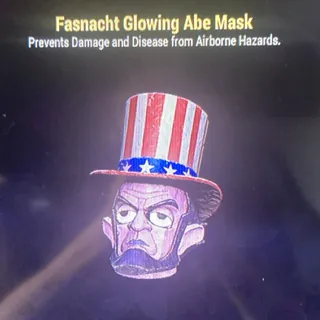 Glowing Abe Mask