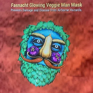 Glowing Veggie man Mask
