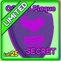 BGSI 2X Shiny OG BGS Plaque