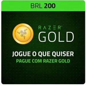 200 brl razer gold e-card 