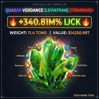 340M%/100x pcs Crystal Luck! - MINE A MOUNTAIN
