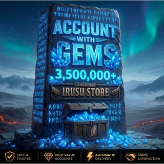 💎3.6M Gem 💎| 💉6 Serum 💉|📜 300+ P. Scroll📜|🧬20+ Mystical Perk🧬|🔱Thunder Spear🔱|⭐Prestige 5 (225 Level)⭐ |
