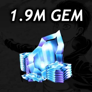 1.9M GEMS ACCOUNT |AOTR|Attack on Titan Revolution Game Account