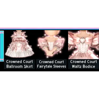 Rh Crowned Court Set