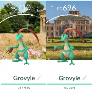 Pokémon Go Shiny Grovyle National Trust