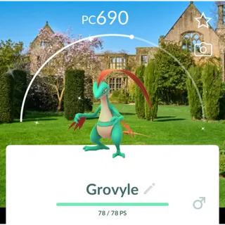 Pokémon Go Shiny Grovyle National Trust