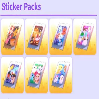 7x Sticker Pack Bundle