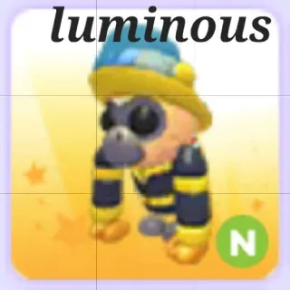 Neon Firefighter Gibbon