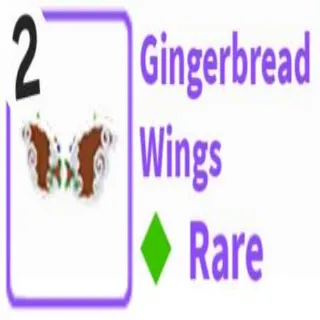 2x Gingerbread Wings