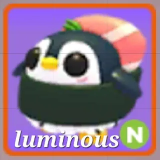 Neon Sushi Penguin