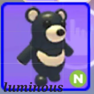 Neon Black Moon Bear