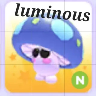 Neon Mushroom Friend