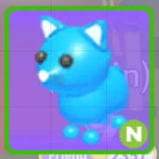 Neon Blue Cat