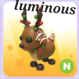 N Gingerbread Reindeer