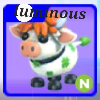 Neon Clover Cow