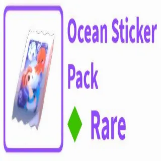 50x Ocean Sticker Pack