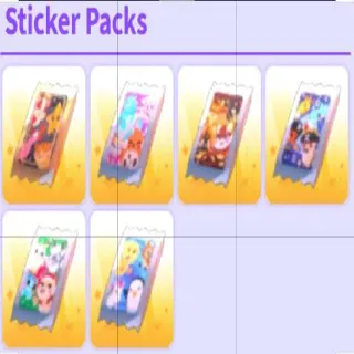 6 Different Sticker Pack