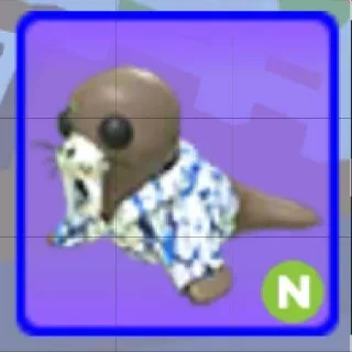 Neon Summer Walrus