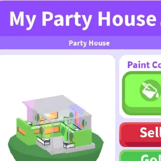Party House Undecorated