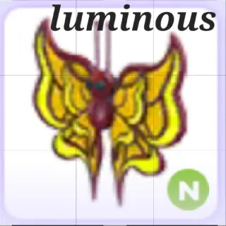 Neon Amber Butterfly