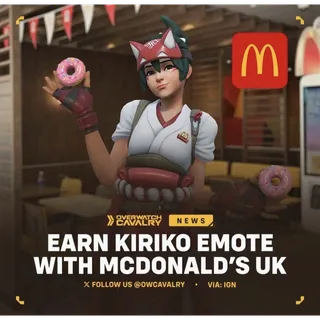 Kiriko Donut Break Emote x McDonalds