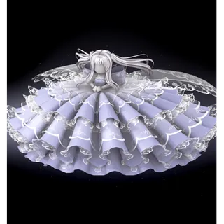 ROYALE HIGH LARGE TRAIN BOW SKIRT 
