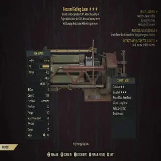Gatling Laser D E +50