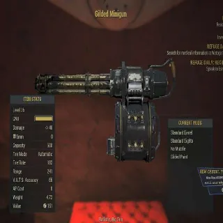 Gilded Minigun