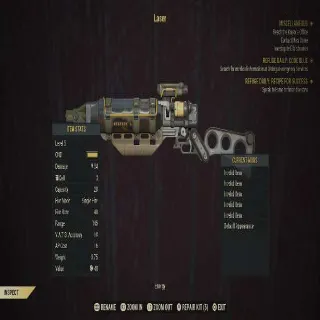 Rare Lazer Bat Full Inva
