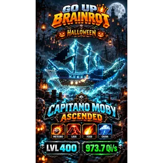 Go Up Brainrot Capitano Halloween