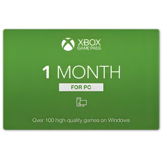 Xbox Game Pass Membership 1 Month - PC (Global)