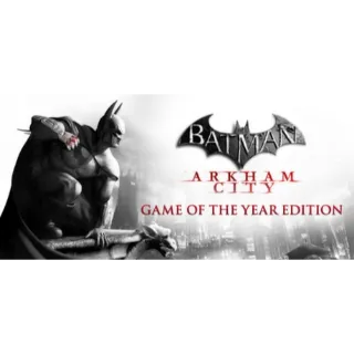 Batman Arkham City Game Of The Year - STEAM KEY