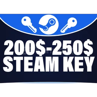 Minimum 200$-250$ Steam Key